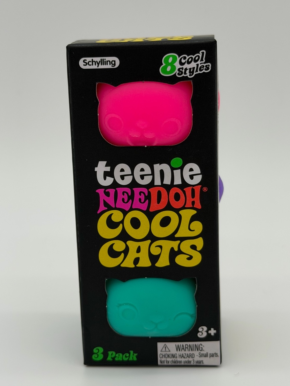 teenie NeeDoh Cool Cats 3 pack
